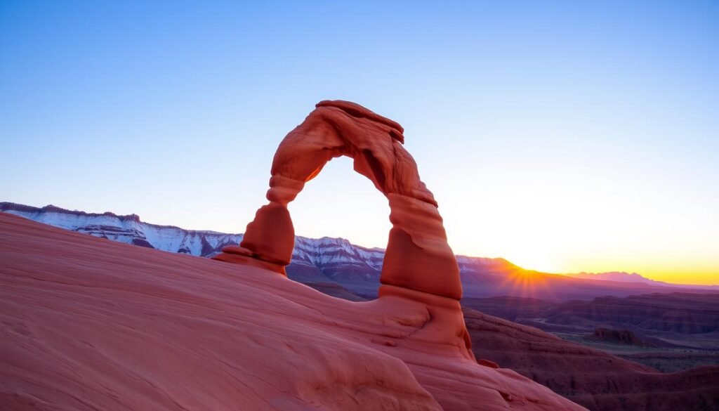 Utah's Mighty Five National Parks Road Trip featuring Delicate Arch in Arches National Park
