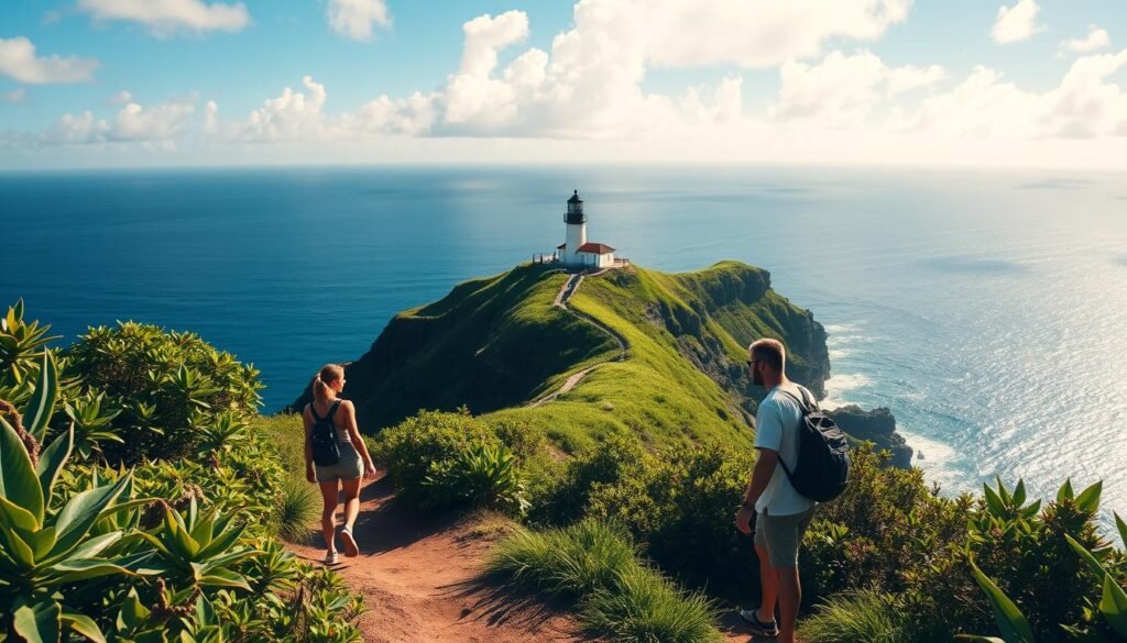 Makapuʻu Lighthouse trail hike Makapuʻu Lighthouse trail hike